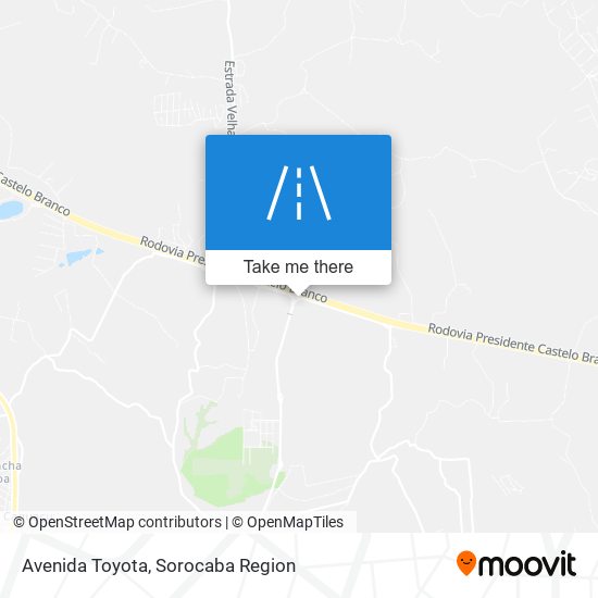 Avenida Toyota map