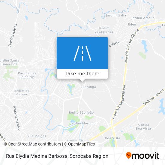 Rua Elydia Medina Barbosa map