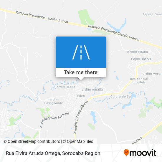 Rua Elvira Arruda Ortega map