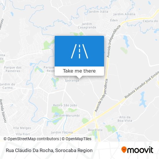 Rua Cláudio Da Rocha map