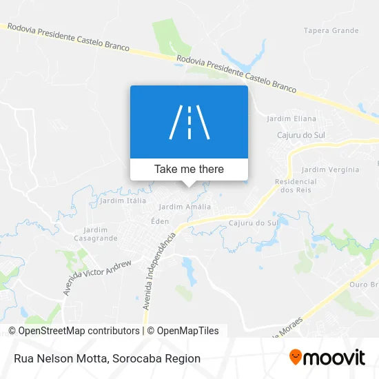 Rua Nelson Motta map
