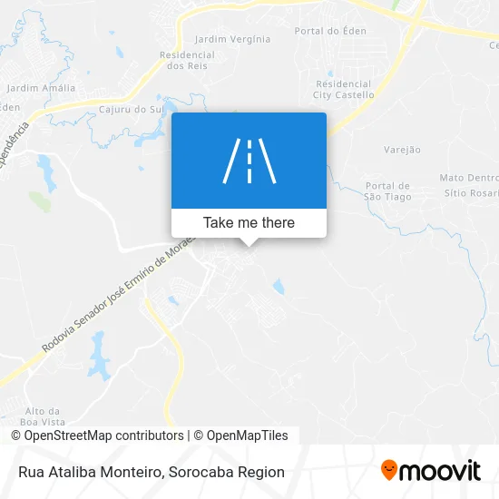 Rua Ataliba Monteiro map