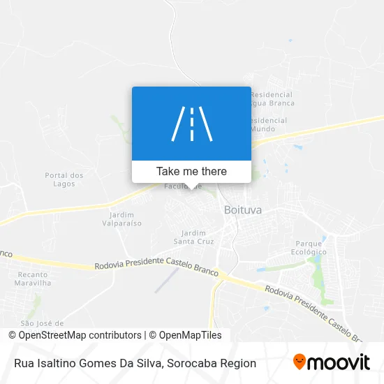Rua Isaltino Gomes Da Silva map