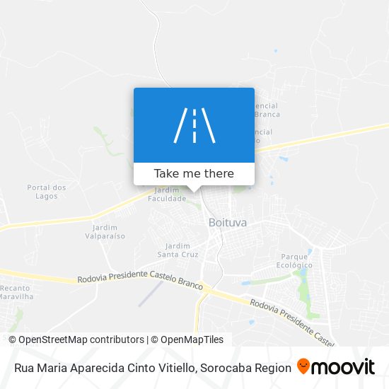 Rua Maria Aparecida Cinto Vitiello map