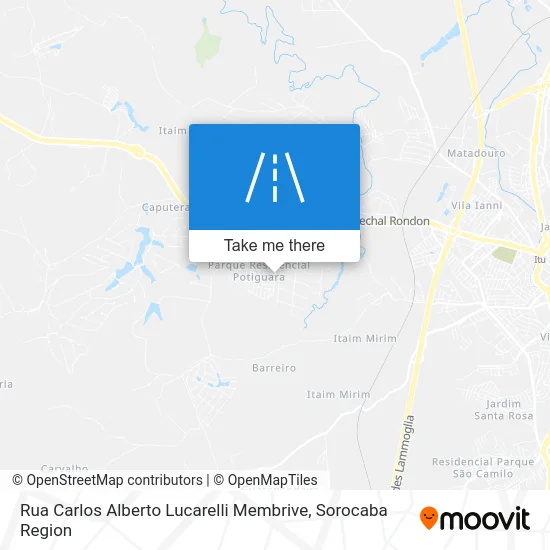 Rua Carlos Alberto Lucarelli Membrive map