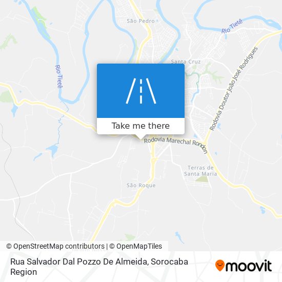 Rua Salvador Dal Pozzo De Almeida map