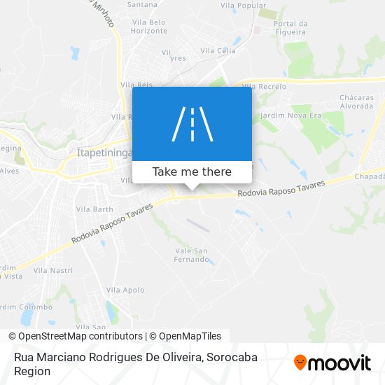 Rua Marciano Rodrigues De Oliveira map