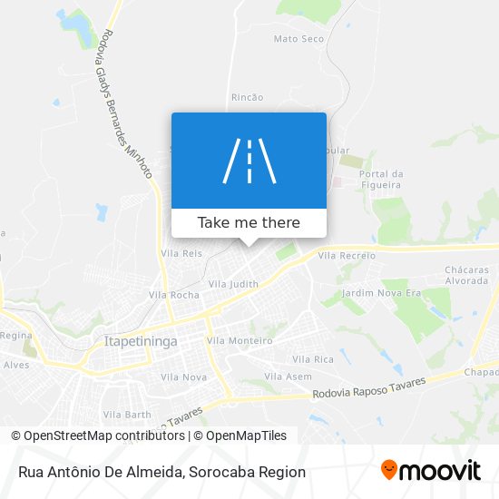 Rua Antônio De Almeida map