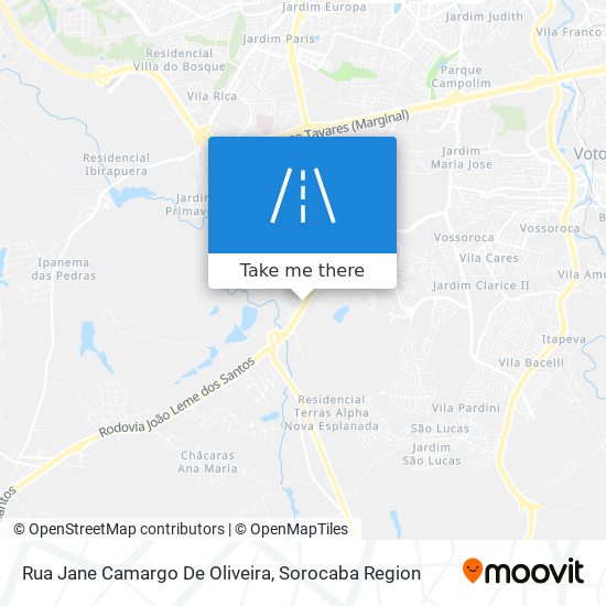 Rua Jane Camargo De Oliveira map