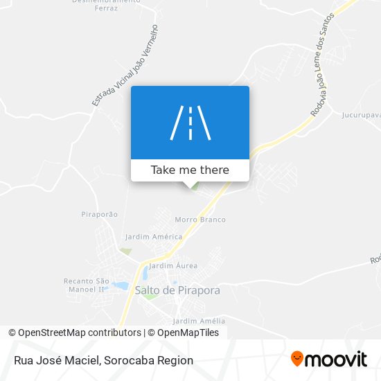 Mapa Rua José Maciel