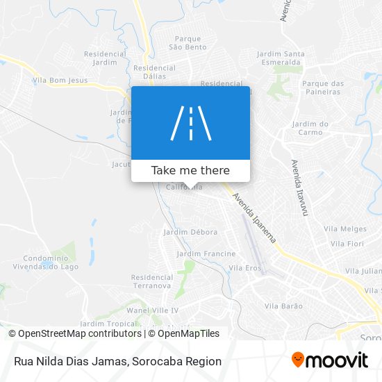 Rua Nilda Dias Jamas map