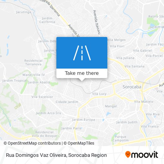 Rua Domingos Vaz Oliveira map