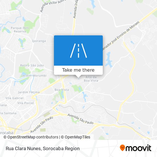 Rua Clara Nunes map