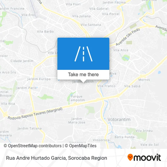 Rua Andre Hurtado Garcia map