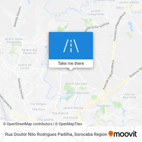 Rua Doutor Nilo Rodrigues Padilha map