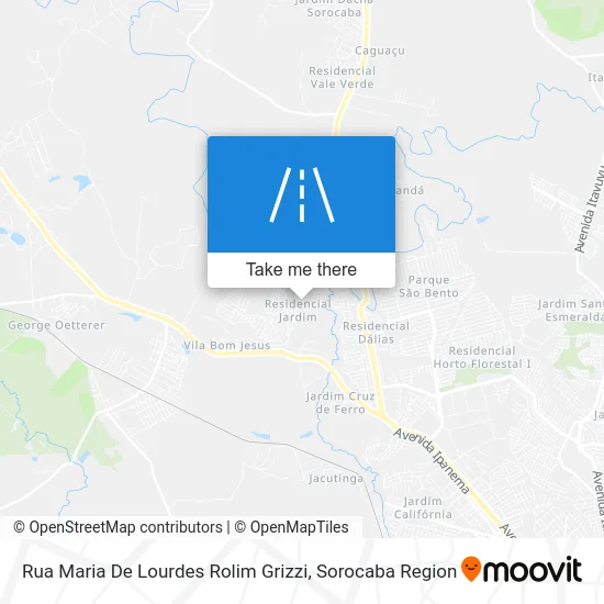 Rua Maria De Lourdes Rolim Grizzi map