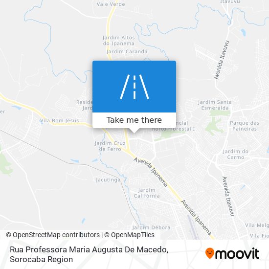 Rua Professora Maria Augusta De Macedo map
