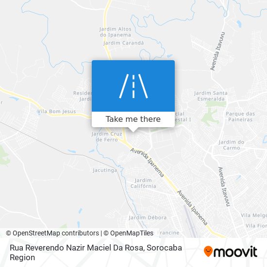 Rua Reverendo Nazir Maciel Da Rosa map