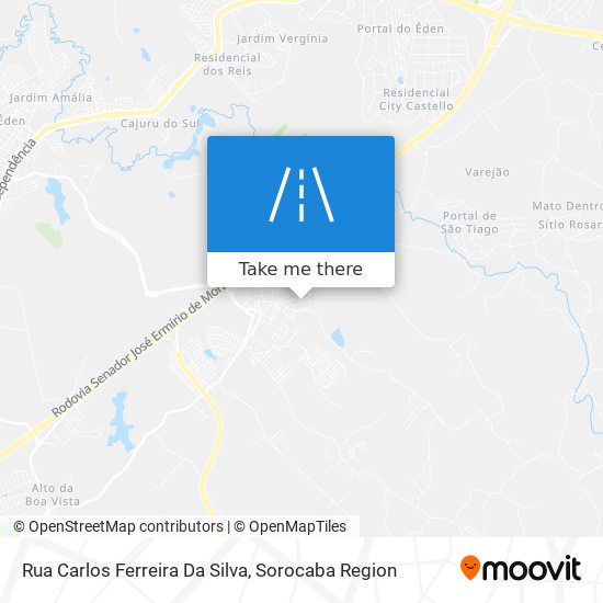 Mapa Rua Carlos Ferreira Da Silva