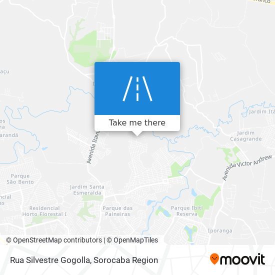 Mapa Rua Silvestre Gogolla