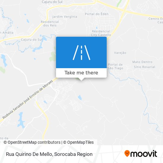 Mapa Rua Quirino De Mello