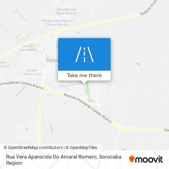 Rua Vera Aparecida Do Amaral Romero map