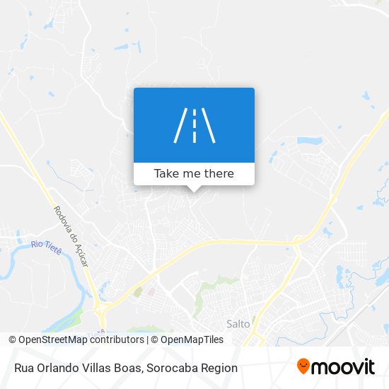 Rua Orlando Villas Boas map