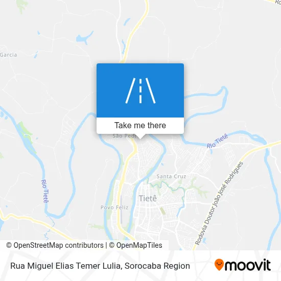 Rua Miguel Elias Temer Lulia map