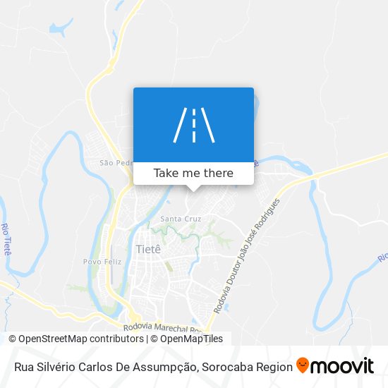 Rua Silvério Carlos De Assumpção map