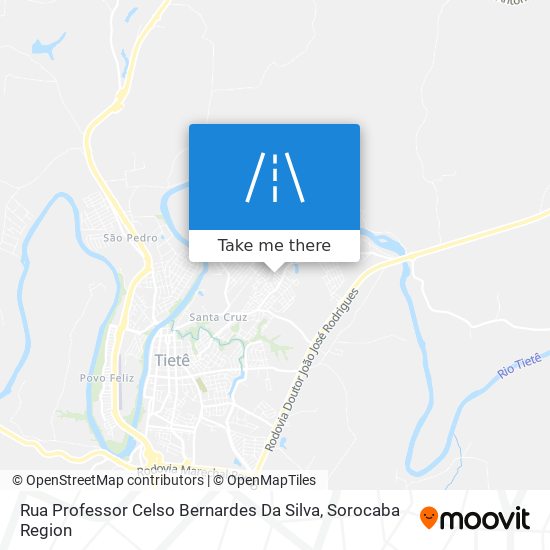 Rua Professor Celso Bernardes Da Silva map