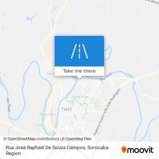 Mapa Rua José Raphael De Souza Campos