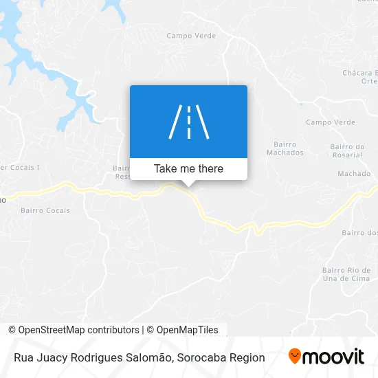 Rua Juacy Rodrigues Salomão map