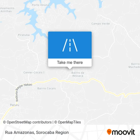 Rua Amazonas map