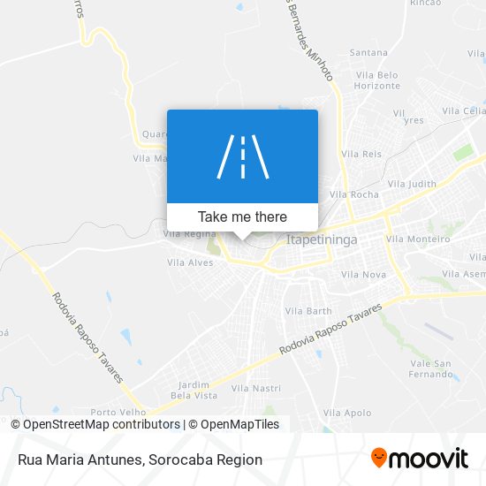 Rua Maria Antunes map