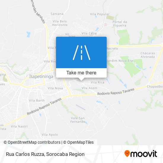 Rua Carlos Ruzza map