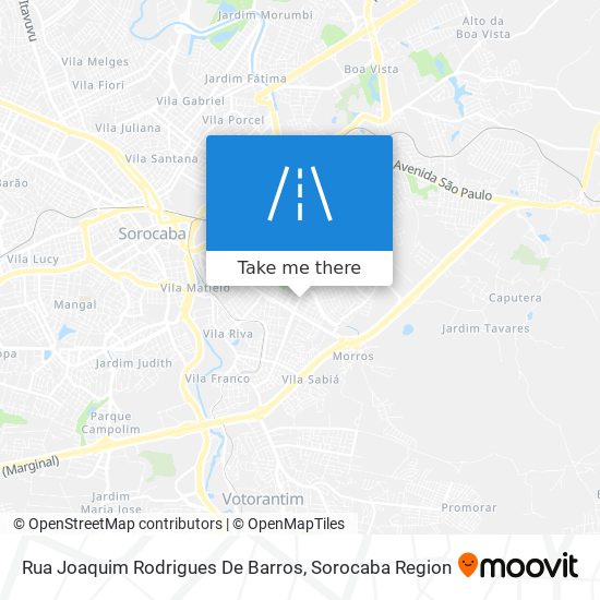 Rua Joaquim Rodrigues De Barros map