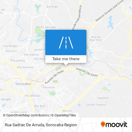 Mapa Rua Sadrac De Arruda