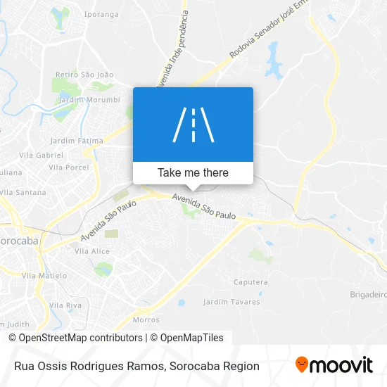 Rua Ossis Rodrigues Ramos map