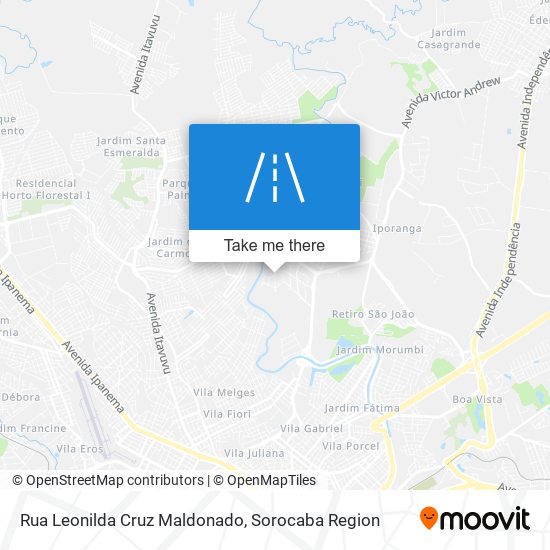 Rua Leonilda Cruz Maldonado map