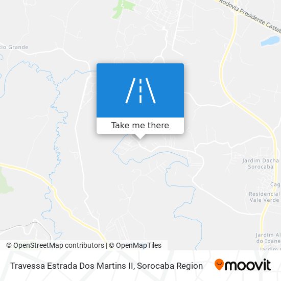 Mapa Travessa Estrada Dos Martins II