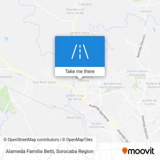 Alameda Família Betti map