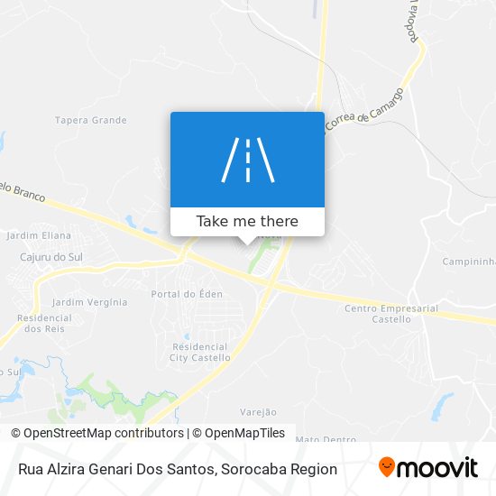 Rua Alzira Genari Dos Santos map