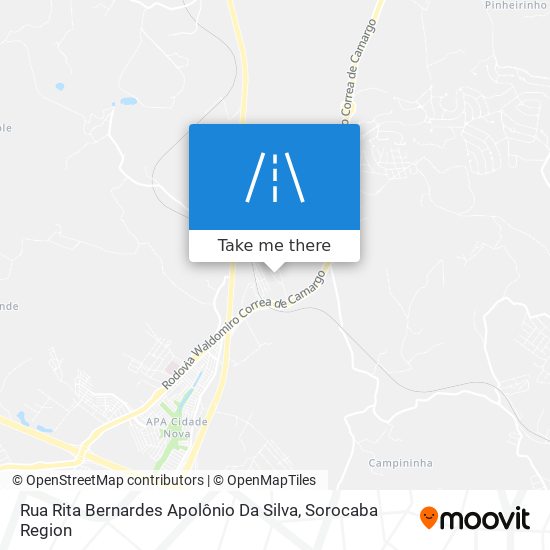 Rua Rita Bernardes Apolônio Da Silva map