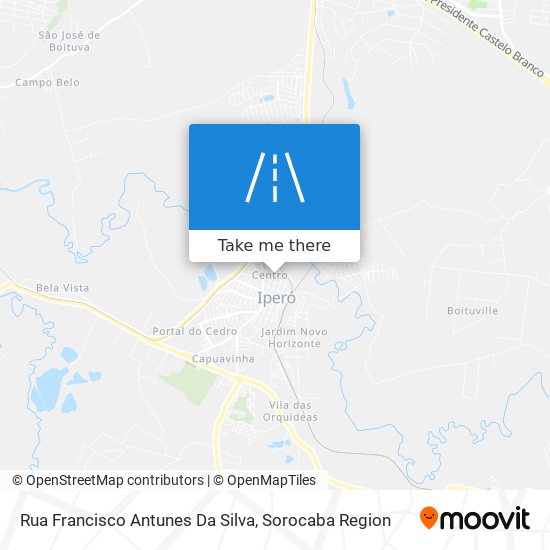 Mapa Rua Francisco Antunes Da Silva
