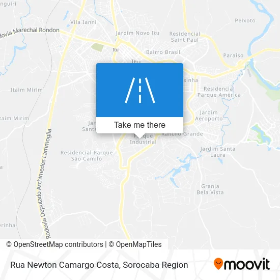 Rua Newton Camargo Costa map