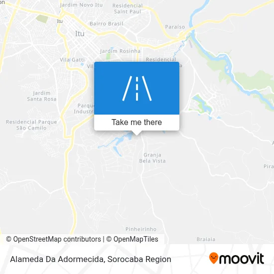 Alameda Da Adormecida map