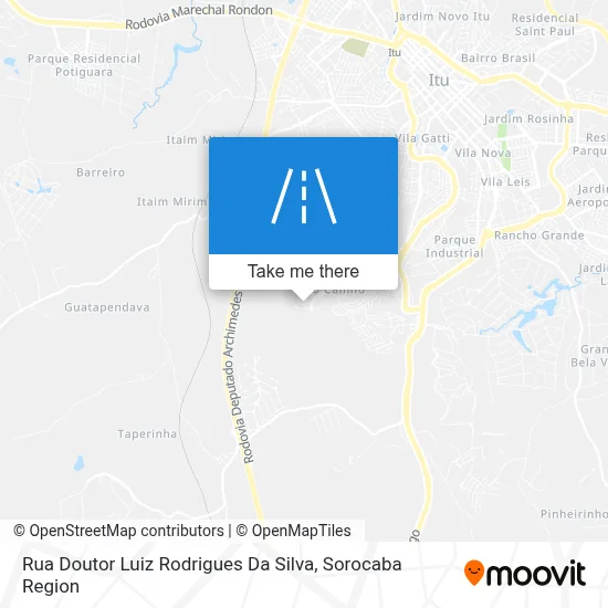 Rua Doutor Luiz Rodrigues Da Silva map