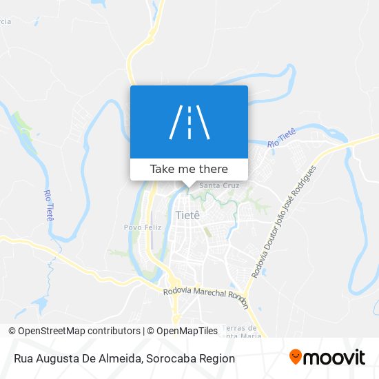 Mapa Rua Augusta De Almeida