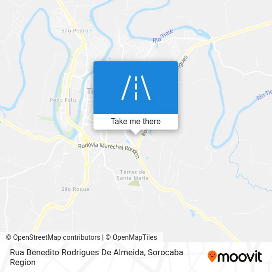 Rua Benedito Rodrigues De Almeida map