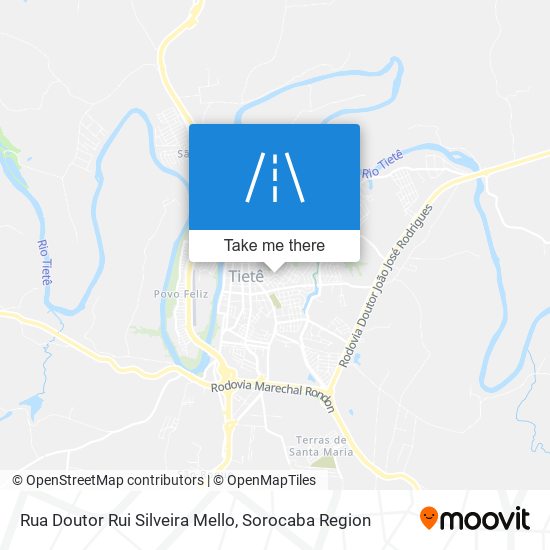 Rua Doutor Rui Silveira Mello map